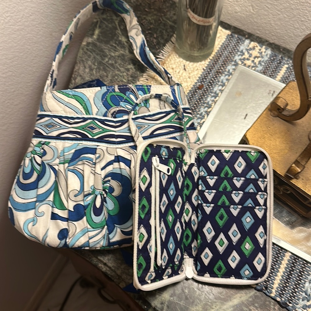 Vera Bradley purse and phone case wallet